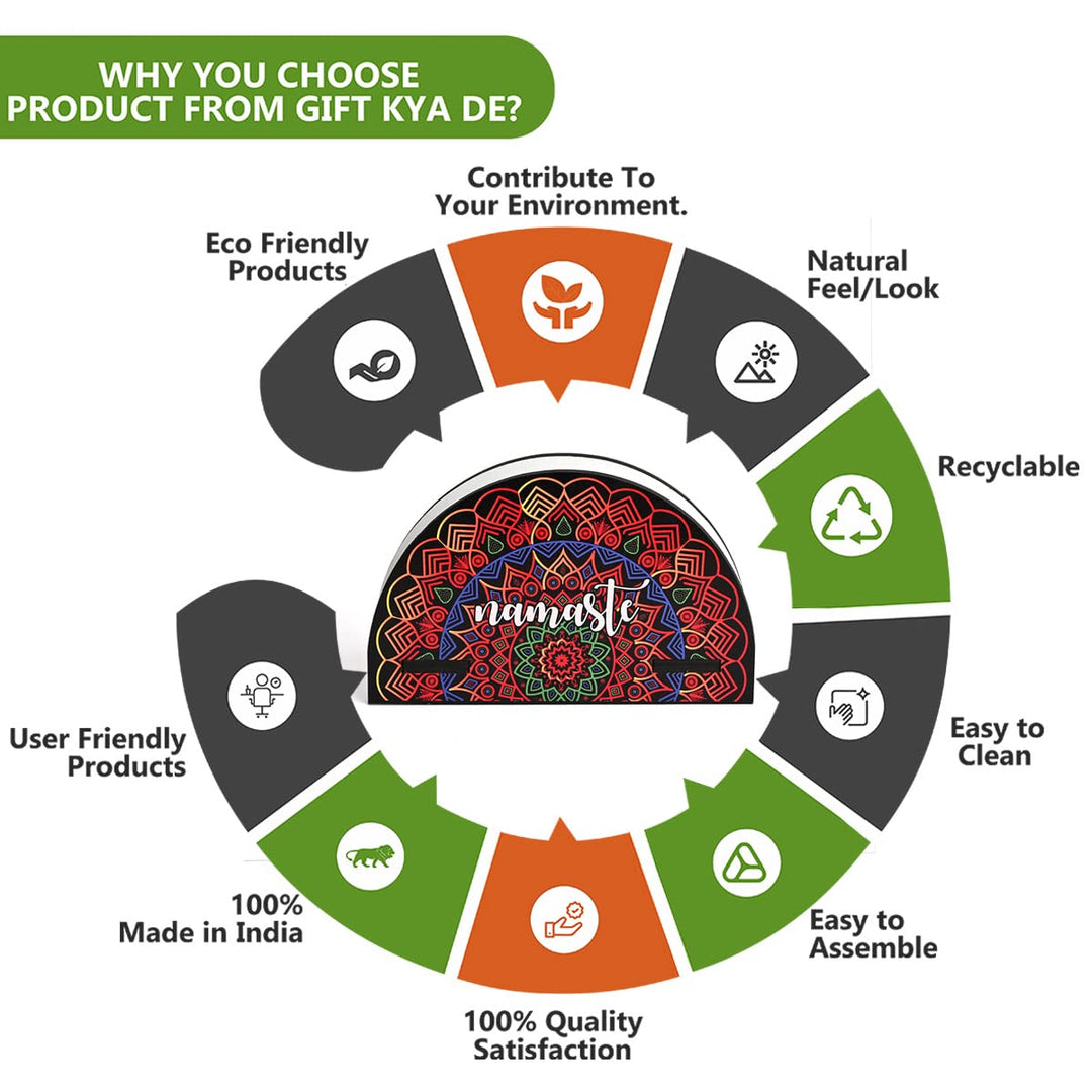 Gift Kya De Napkin Holder for Dining Table | Tissue Paper Stand | Kitchen Accessories