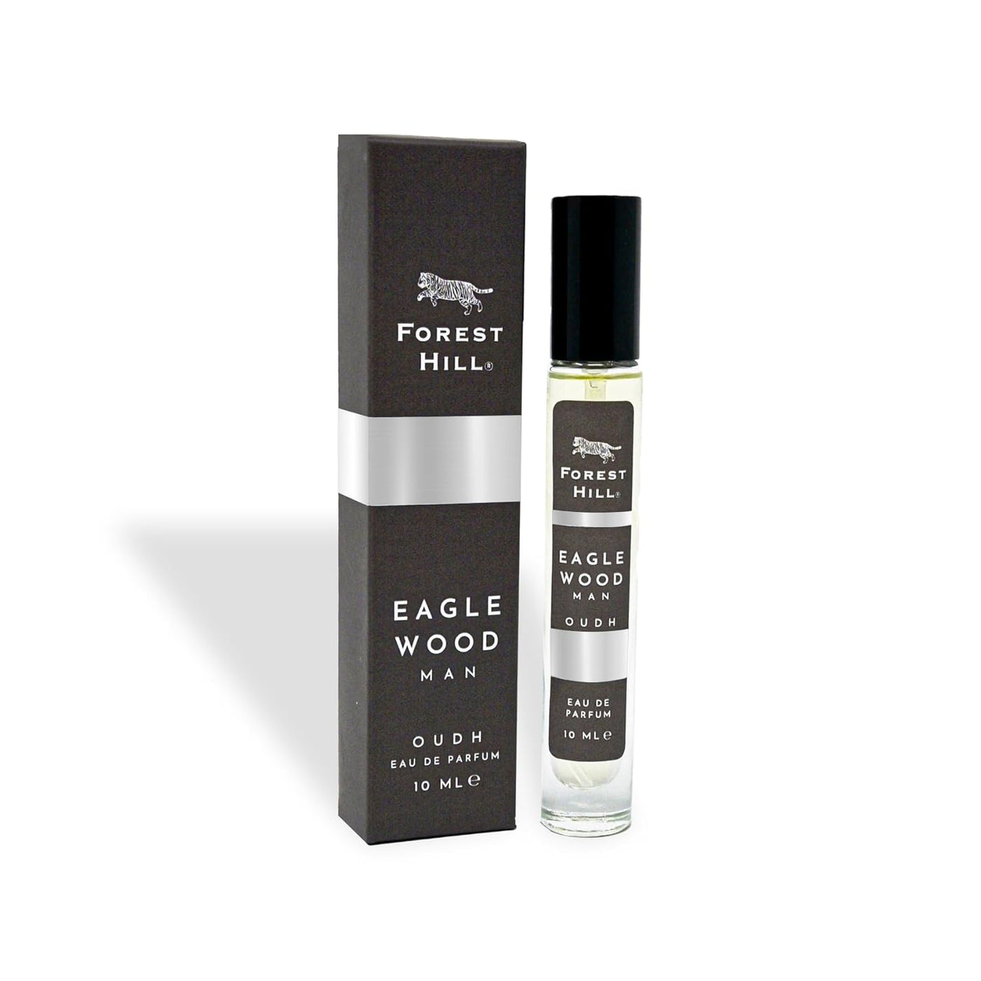 Forest Hill Pack of 4 Men Perfume, Dain Tree, Eagle Wood, Taiga & Red Wood, 10ml Each