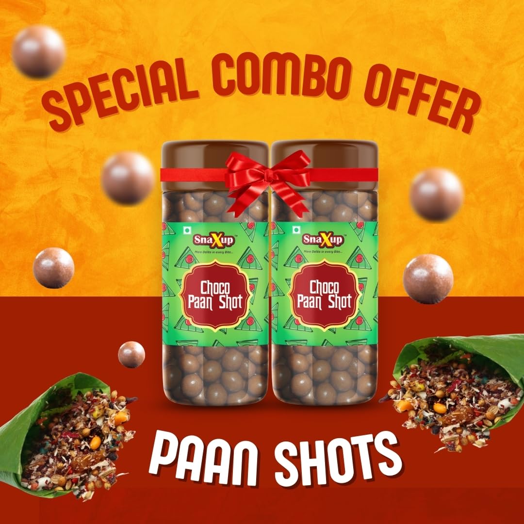 Snaxup Paan Shot Mukhwas Mouth Freshener 500gm - Pack of 2 (250 gm Each)