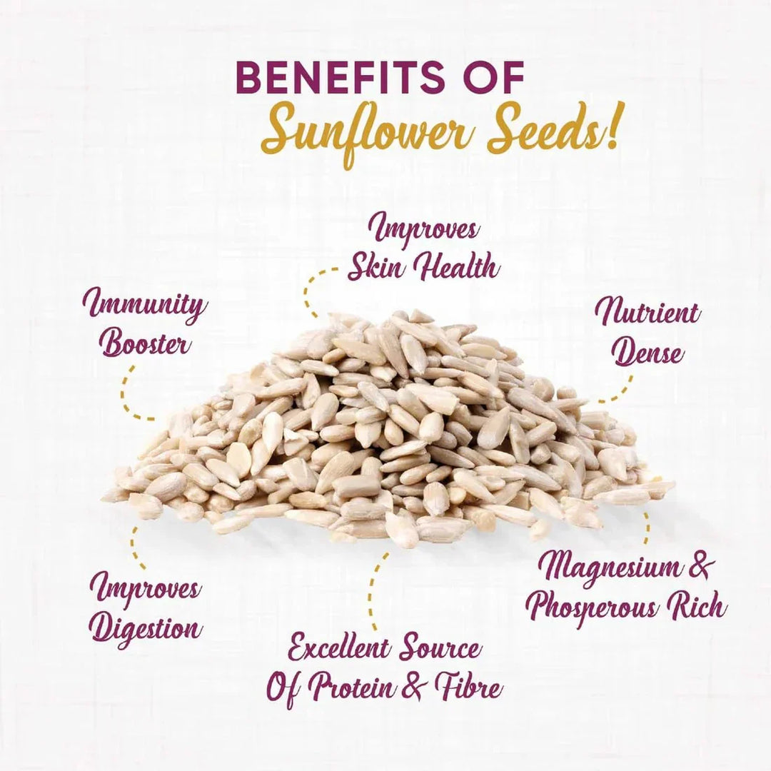 JB&CO Organic Sunflower Seeds kernals - 200 gm