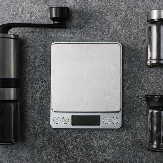 The Bean Co Roasters Digital Weighing Scale | Coffee weighing scale - 3 KG/ 0.1 G with Back-Lit Digital Display