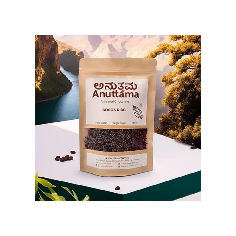 ANUTTAMA Cocoa Nibs Roasted - 200 gm