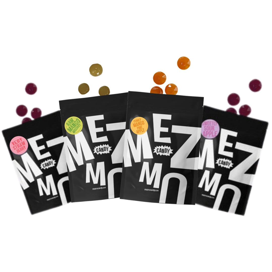 Mezmo Very Funky Pack of 4 Combo 144gms 48 jellies (Pack of 4)