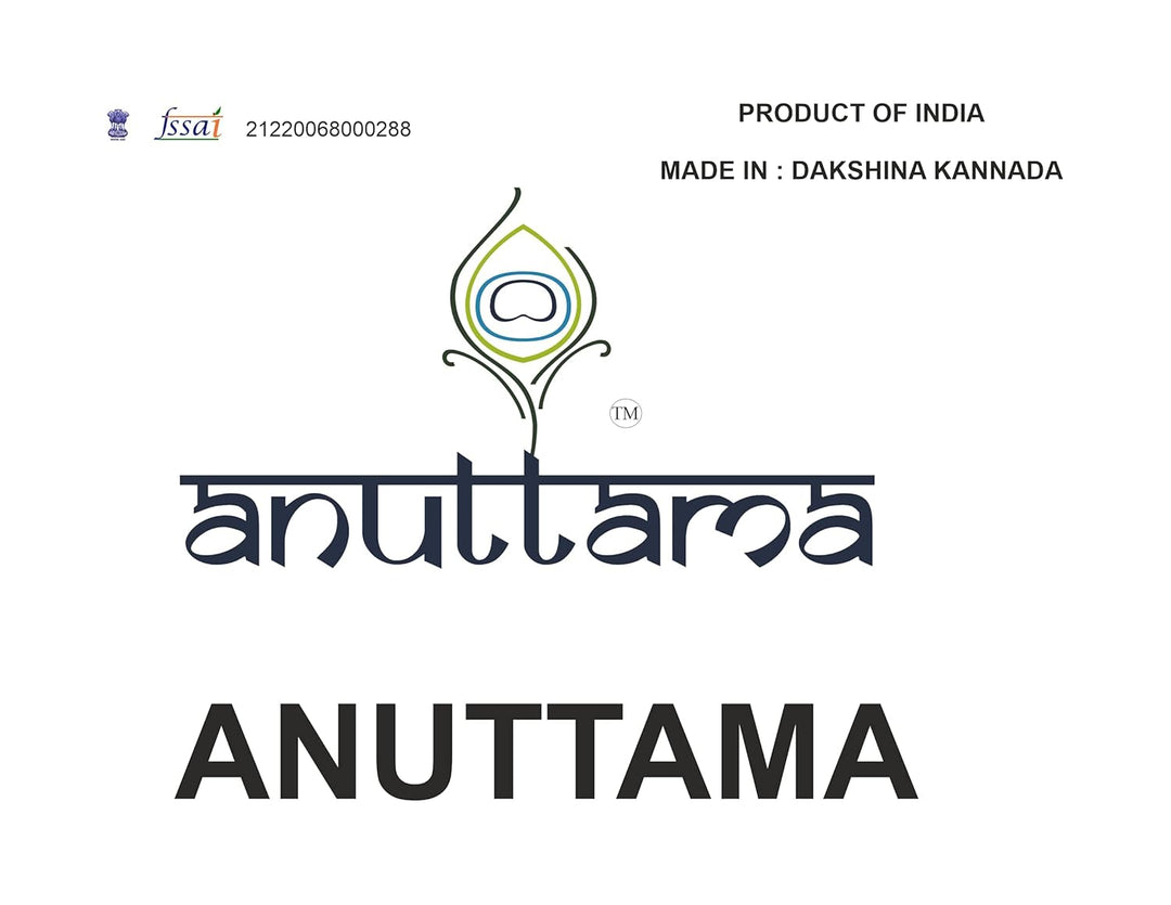 ANUTTAMA Intense Dark Chocolate - 85% Cocoa - Vegan Chocolate Bar 50 gm