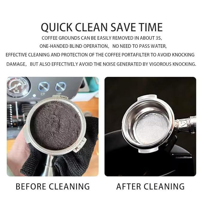 The Bean Co Roasters Automatic Coffee Portafilter Cleaner with Two Heads