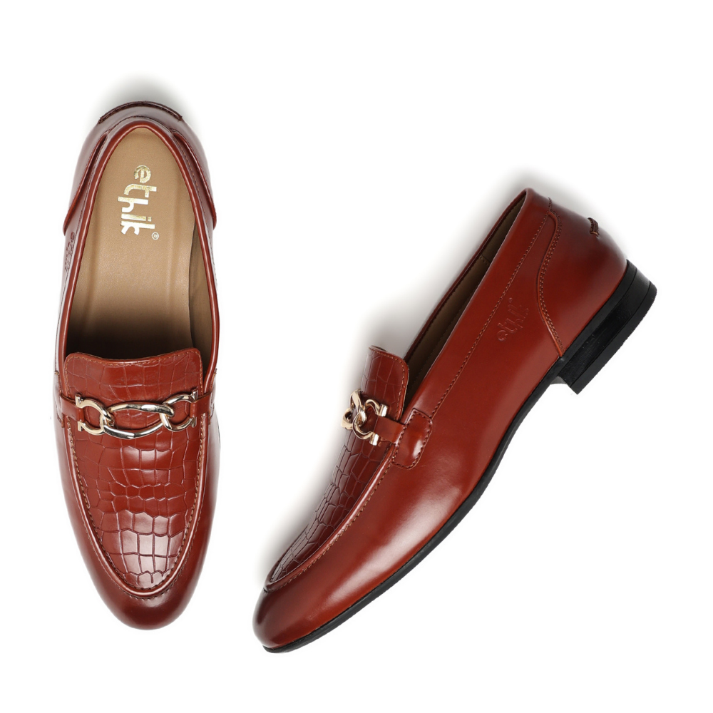 Aristocrat Tan  Horsebit Loafers