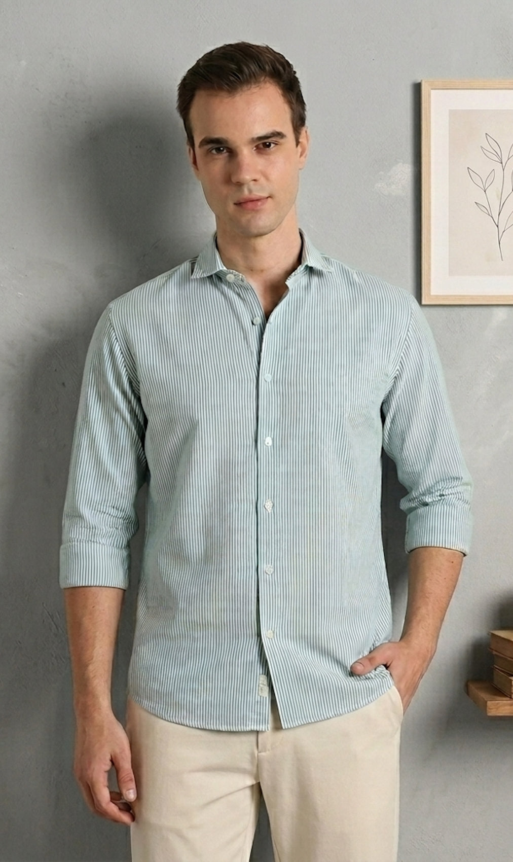Mint Stripes Shirt