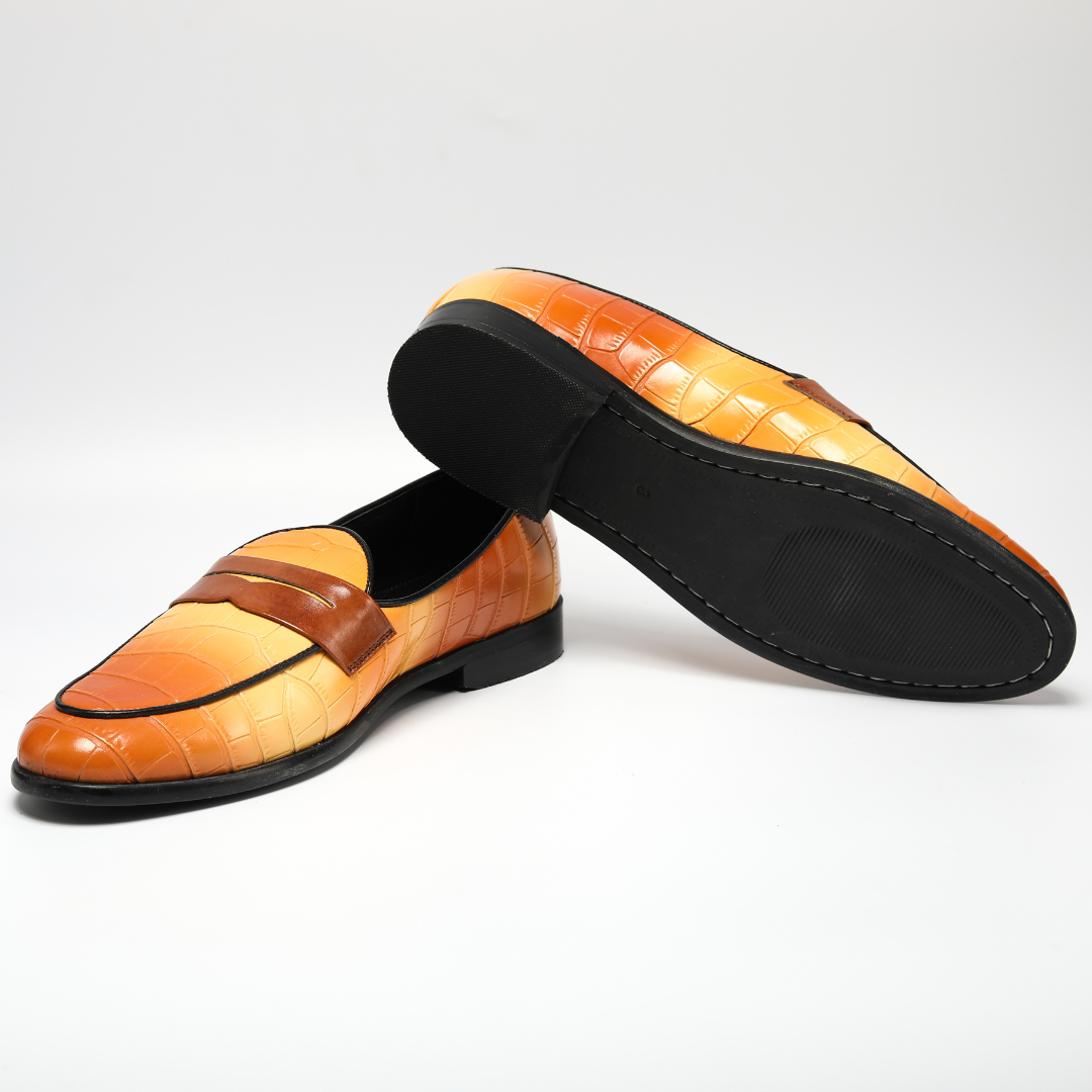 Monkstory Magnificos Faded Slip Ons - Tan/Brown