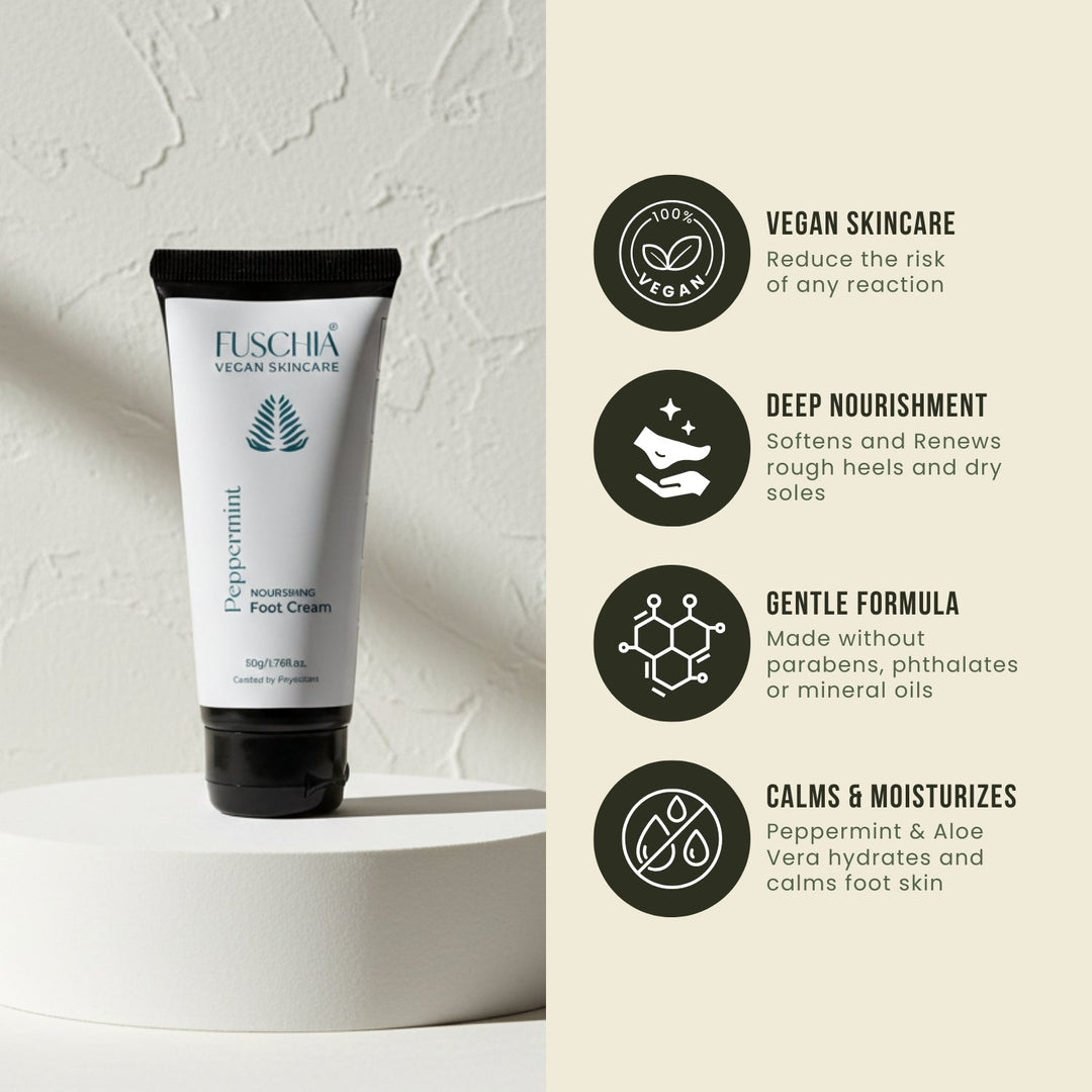 Vegan Peppermint Nourishing Foot Cream 100g