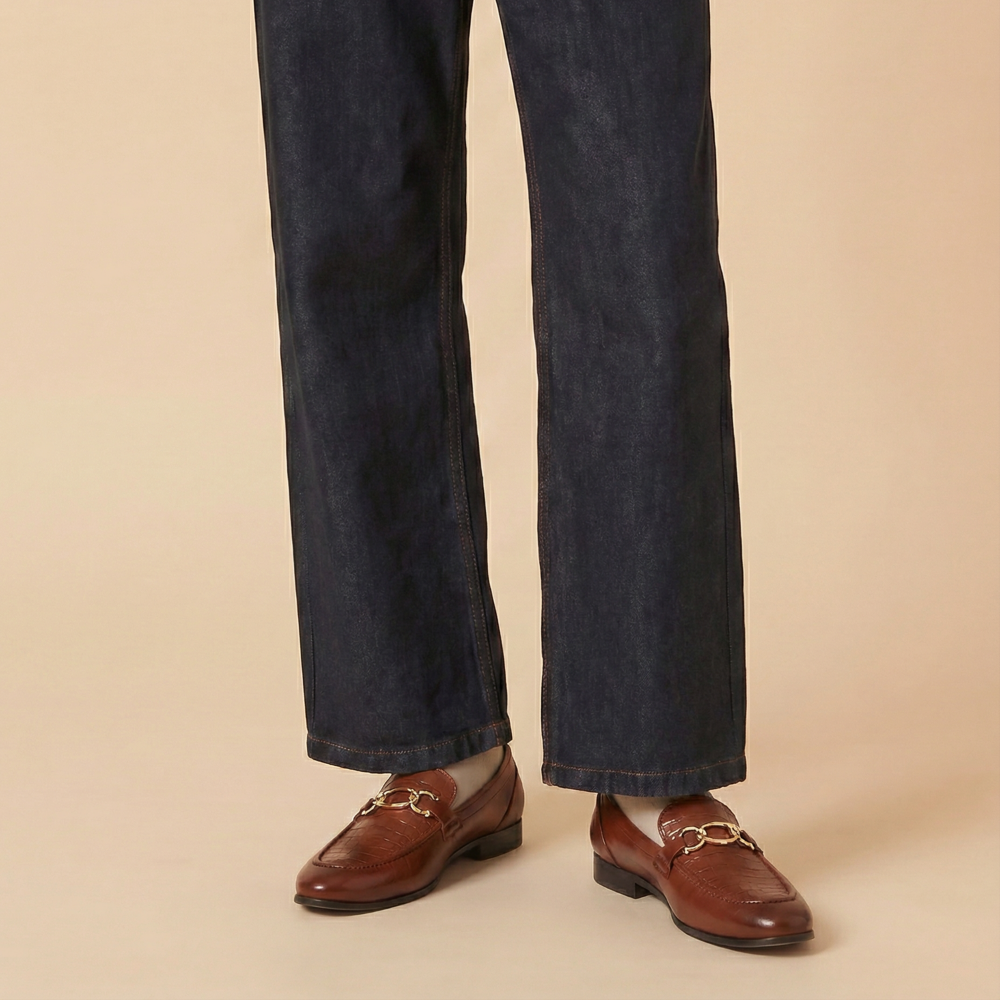 Aristocrat Tan  Horsebit Loafers