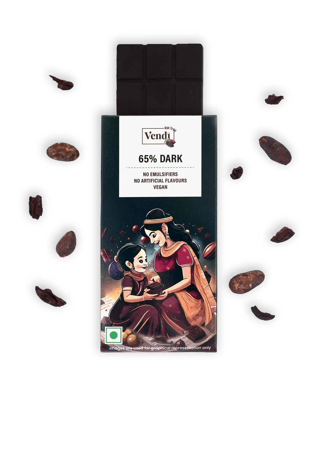 Vendi 65% DARK Vegan Chocolate