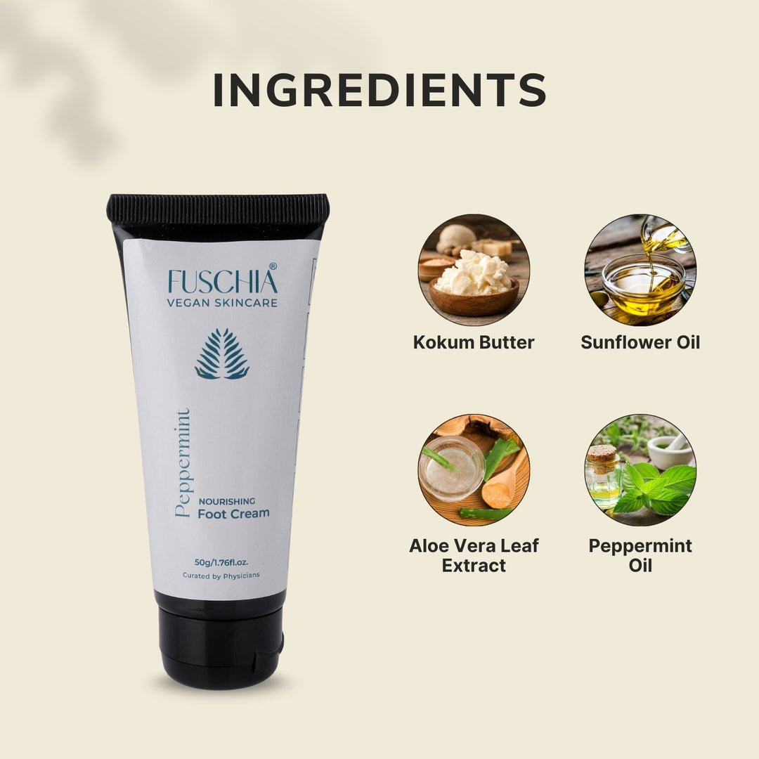 Vegan Peppermint Nourishing Foot Cream 100g