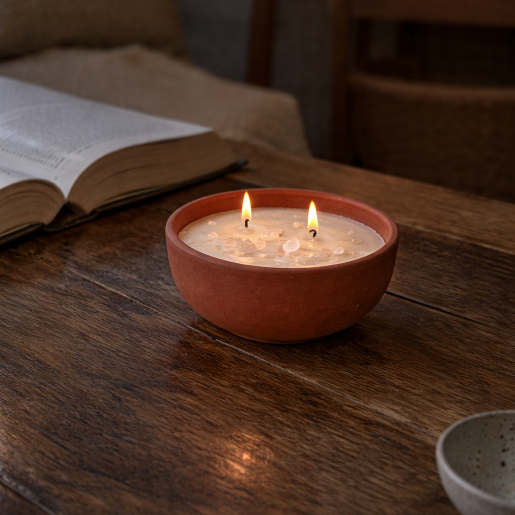 Vrindavani - Citronella & Basil Mosquito Repellent Candle