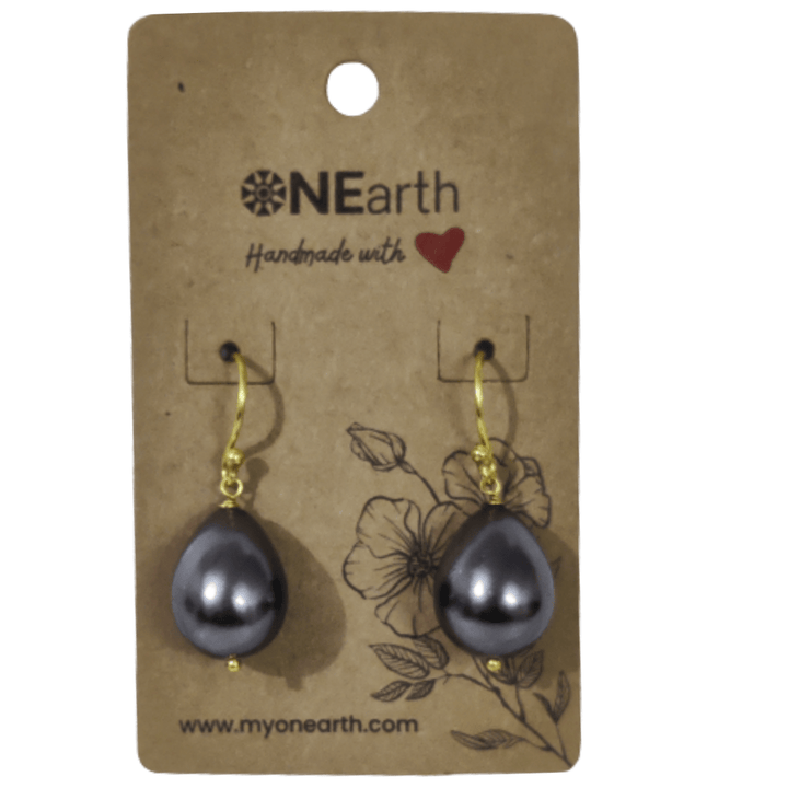 #66 Drop Baroque Shell Pearl Earrings