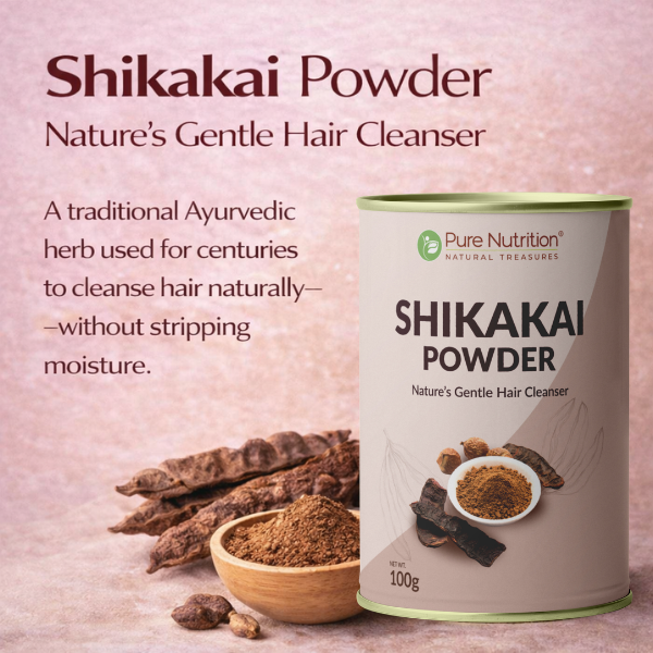 Shikakai Powder  Natural Hair Cleanser for Hair Growth & Scalp Health