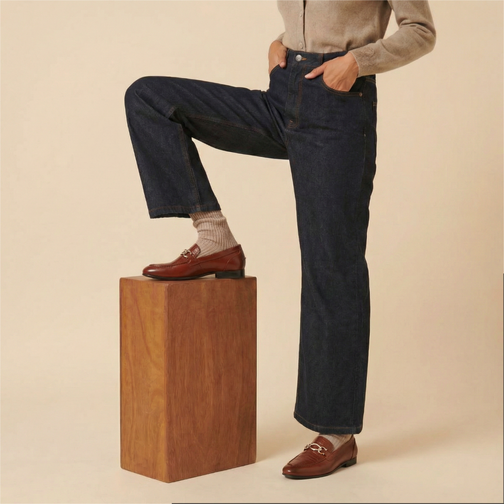 Aristocrat Tan  Horsebit Loafers