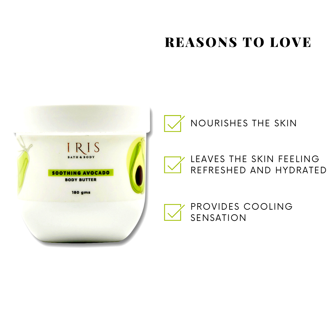 Iris Cosmetics Soothing Avocado Body Butter