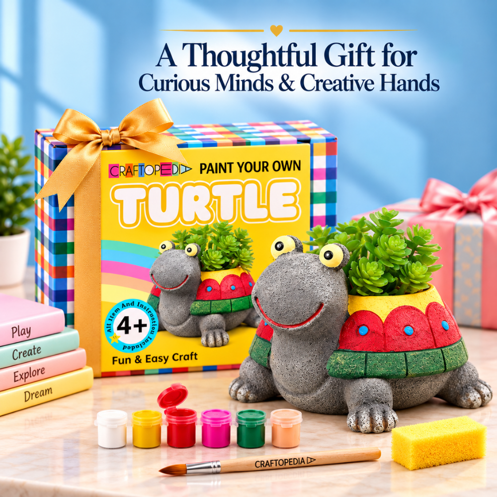 DIY Planter Painting Kit - Turtle