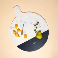 Muun Home Marble and wood XL platter