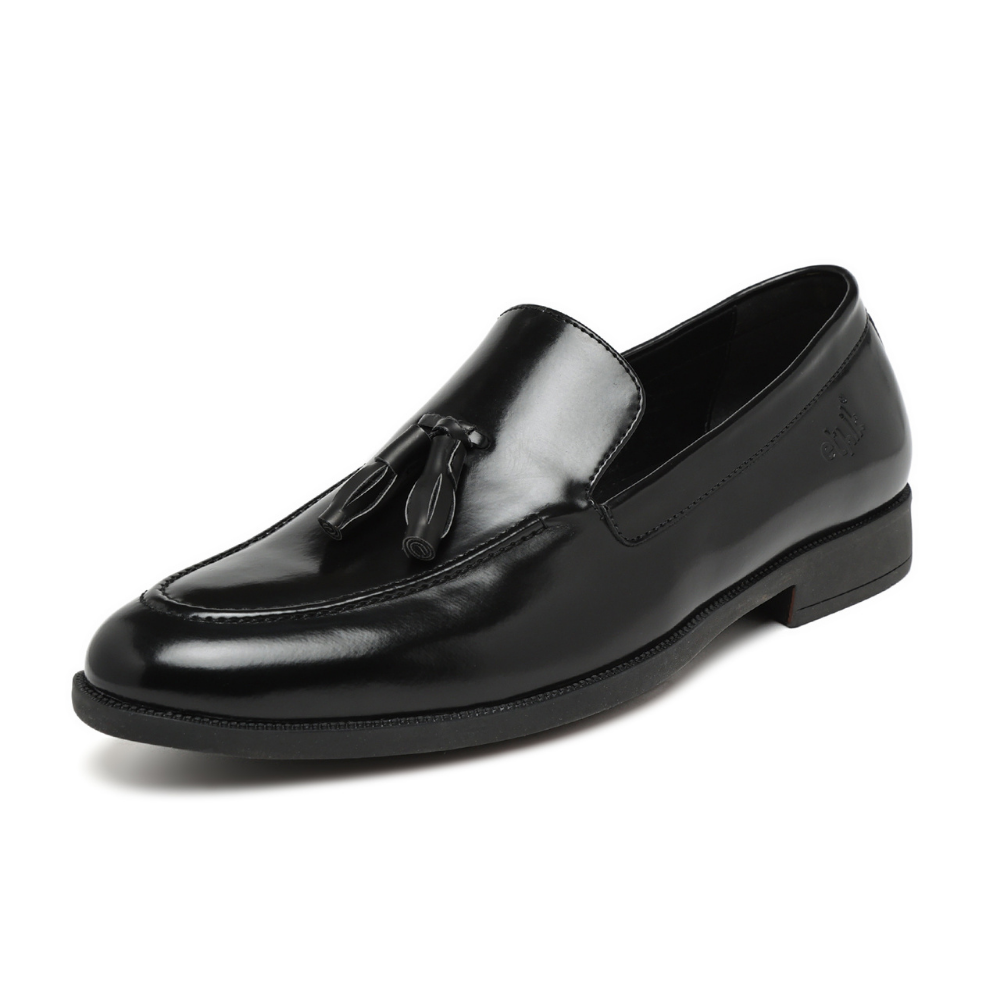 Tassio Olive Tassel Loafers