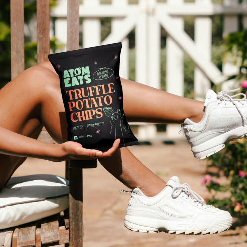 Atom Eats Truffle Potato Chips | (40g Pack X 2) by Atom Eats