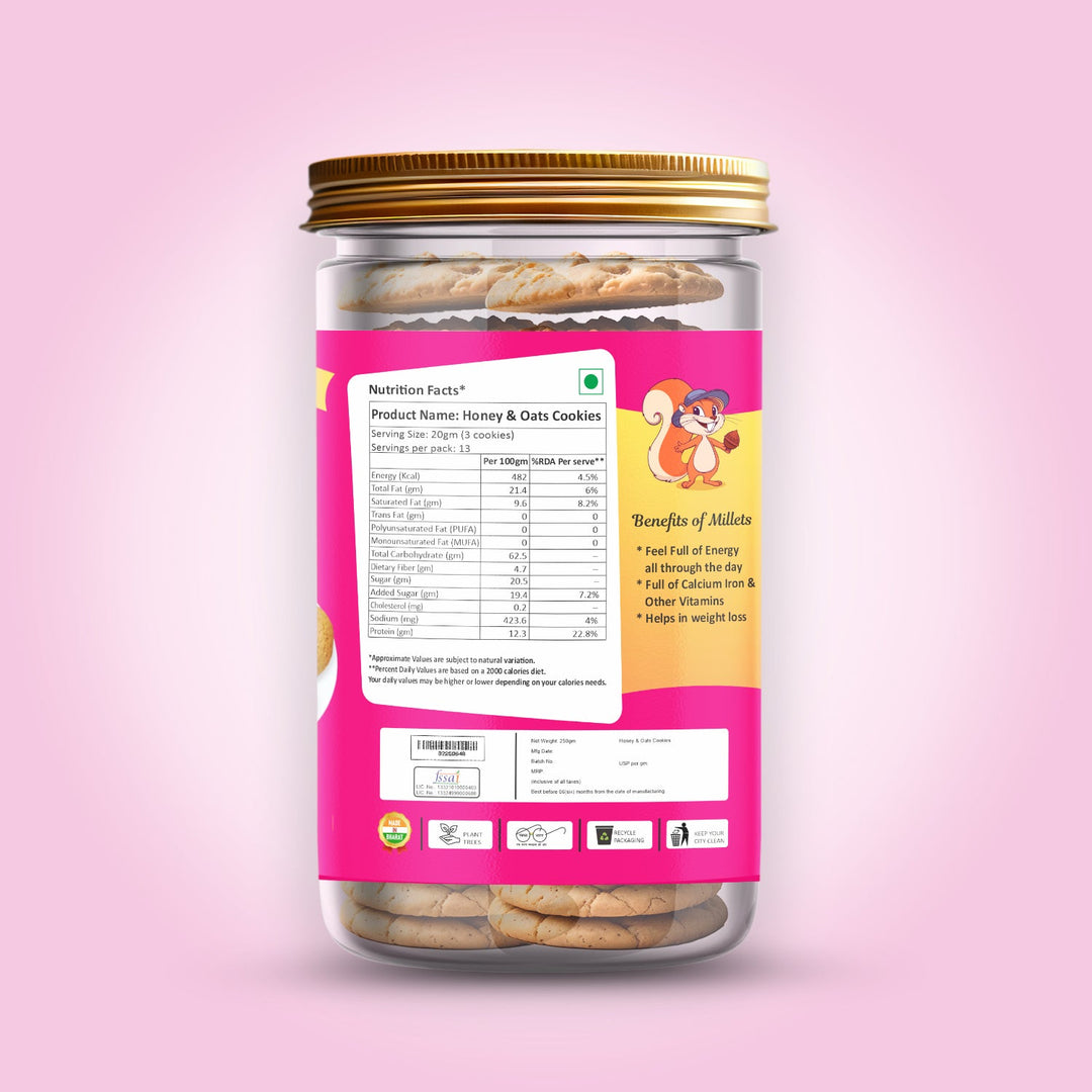 Honey & Oat Cookies 250 g