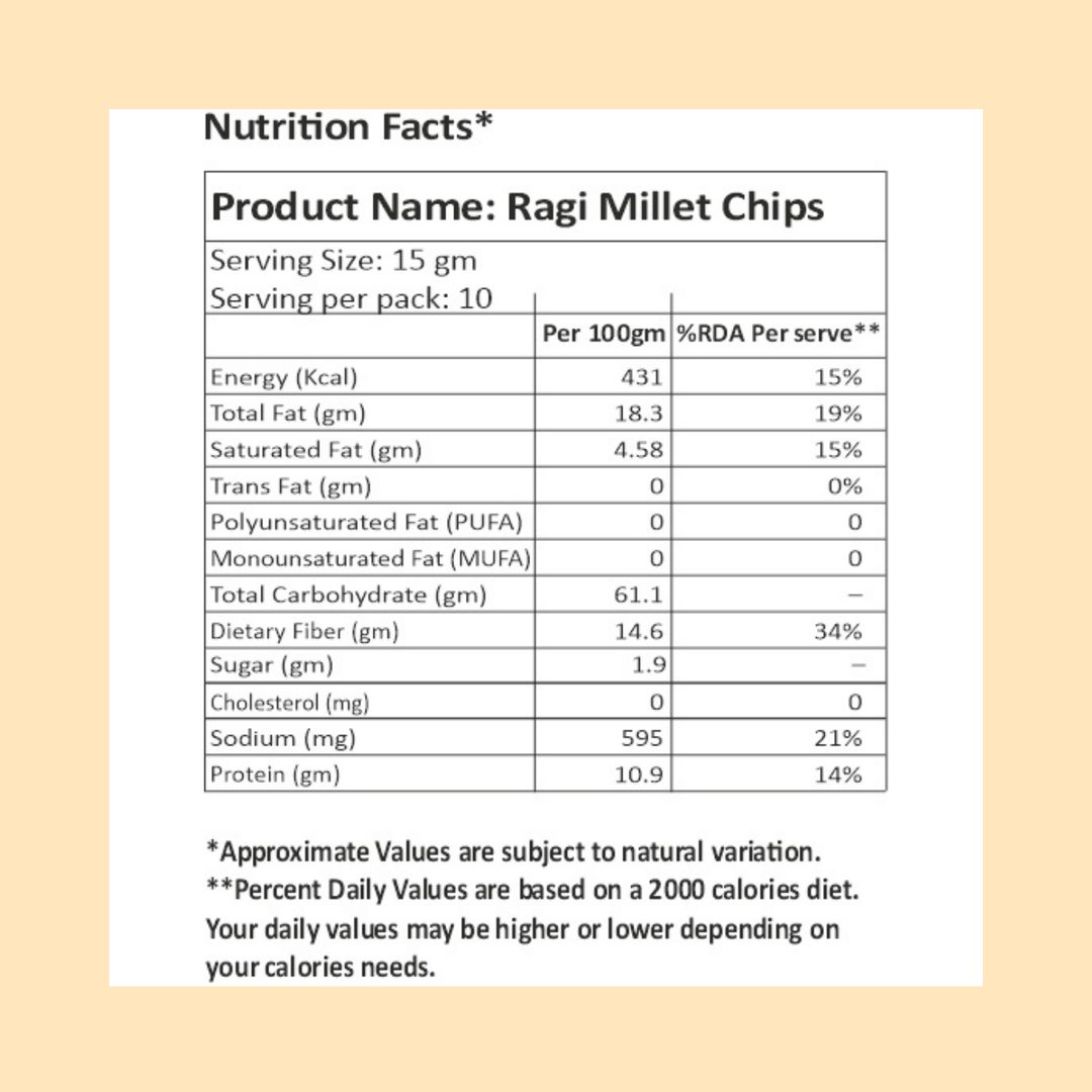 Ragi Chips 150 g