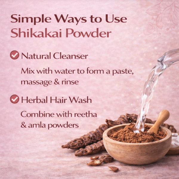 Shikakai Powder  Natural Hair Cleanser for Hair Growth & Scalp Health