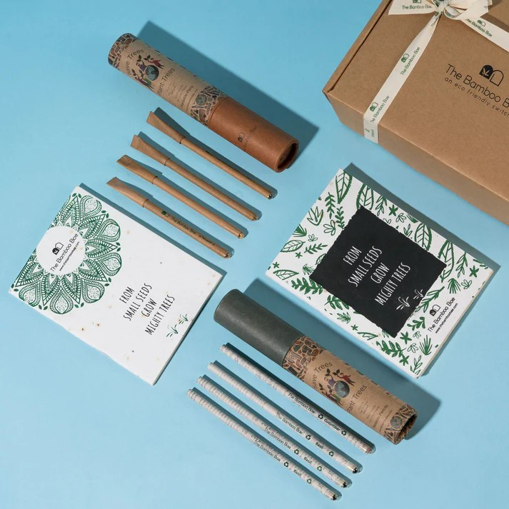 Eco Friendly Stationery Gift Kit | Set of Pens Pencils Notebooks