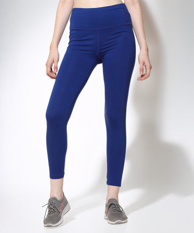 Naturefab Women's Bamboo Yoga Legging Blue