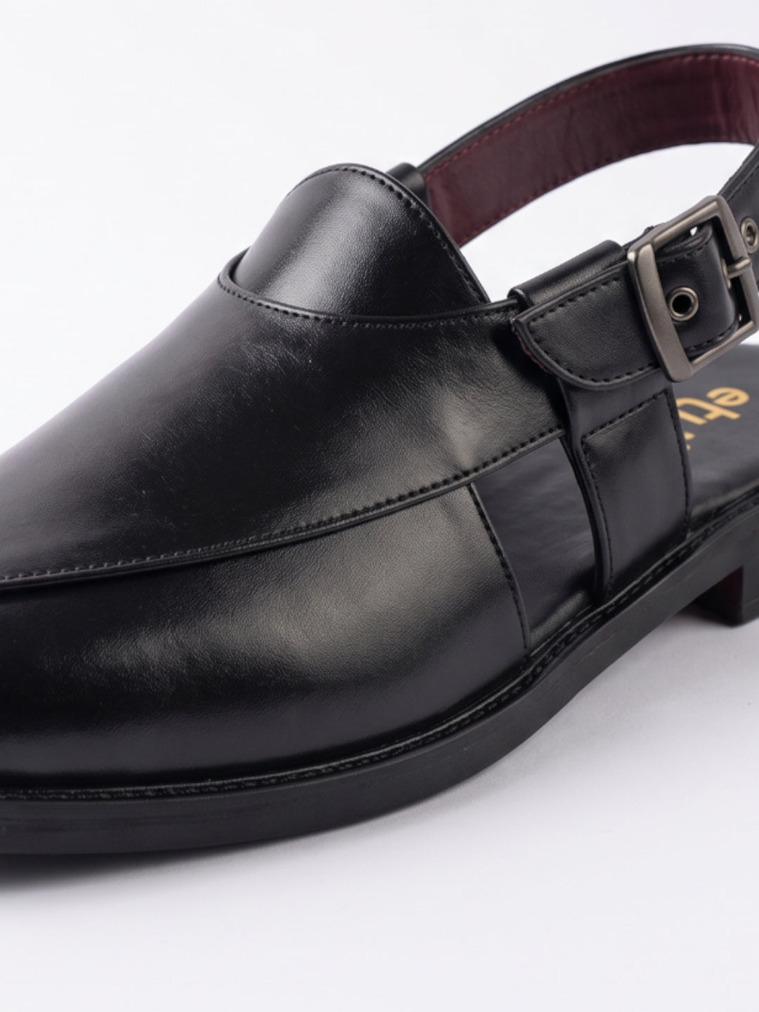 Utsav Black Peshawari Sandal
