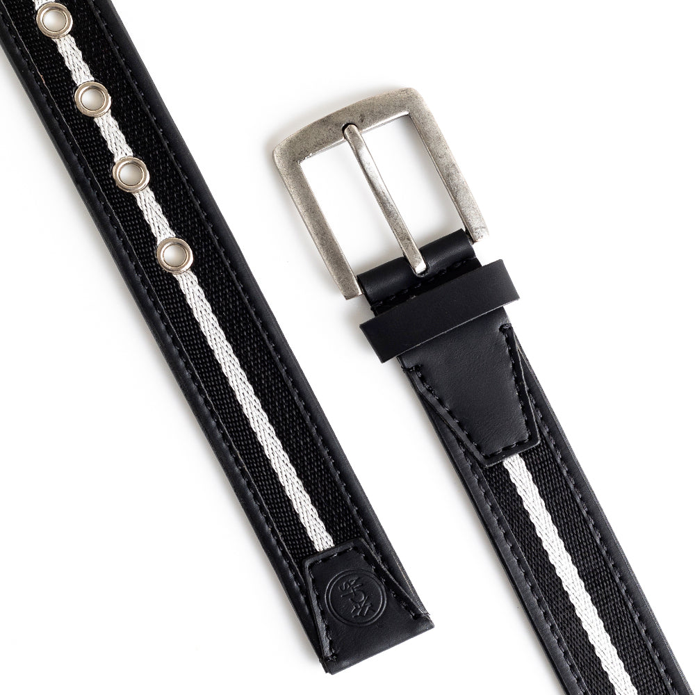 Monkstory MonkStory Dual Color Classic Mens Belt - Black / White