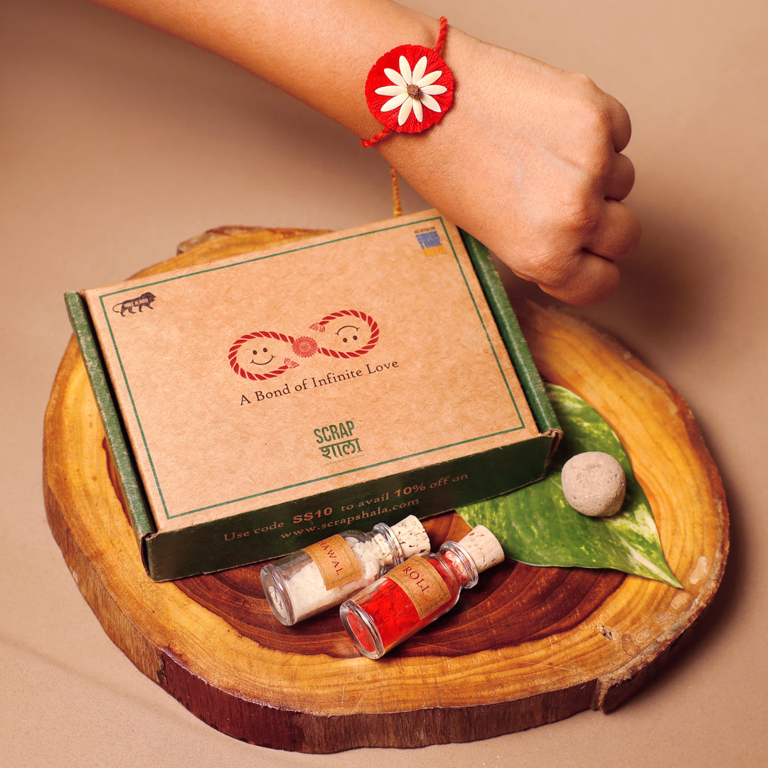 Beejbandhan Plantable Rakhi | Eco-Friendly | Soft on Skin | Grows Into Plant | Handmade in Banaras