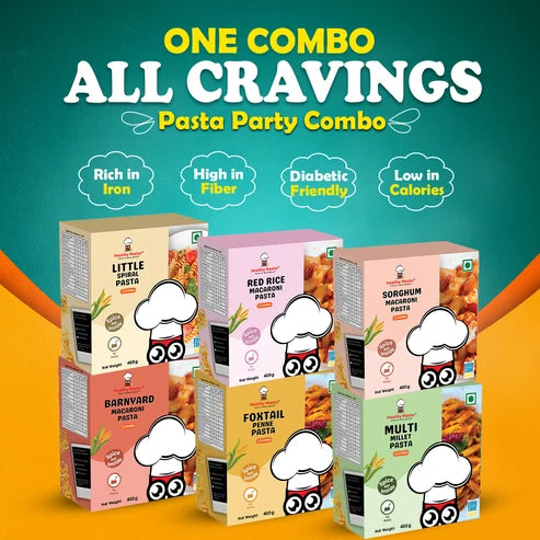 Healthy Master Healthy Pasta Combo - Millet Based