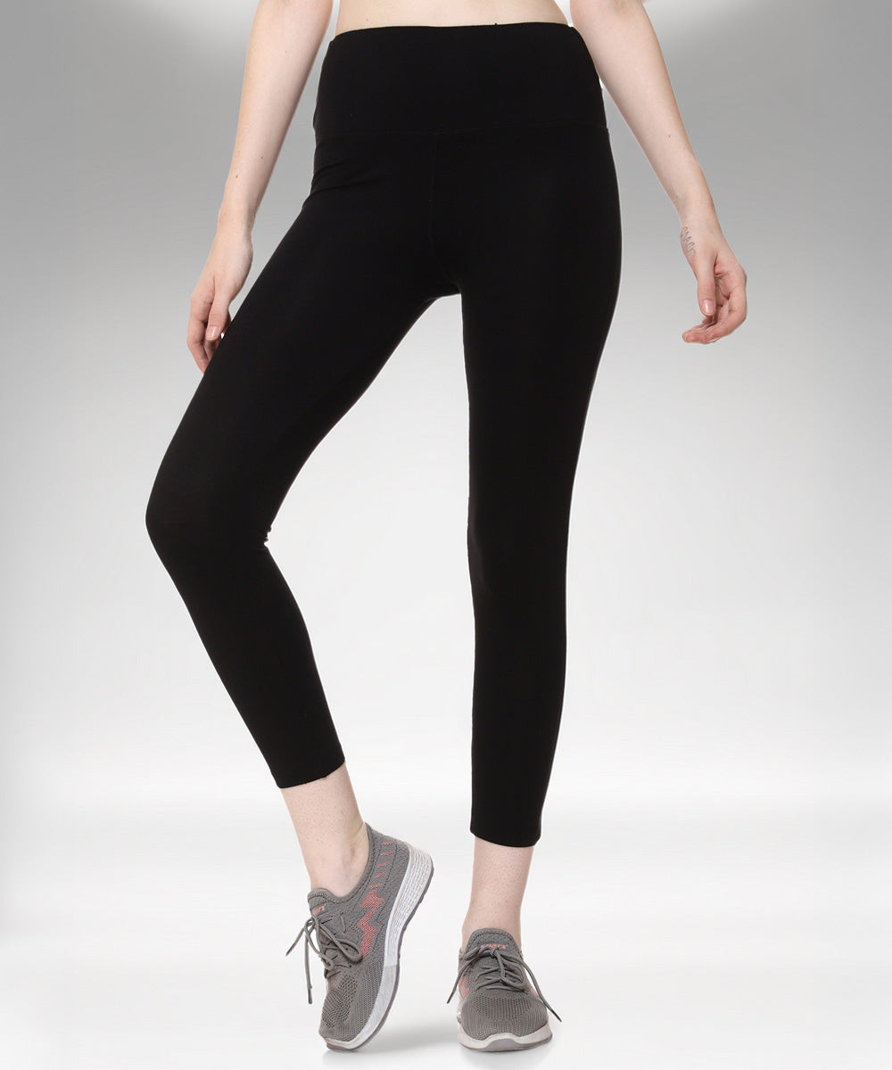Naturefab Women's Bamboo Yoga Legging Black