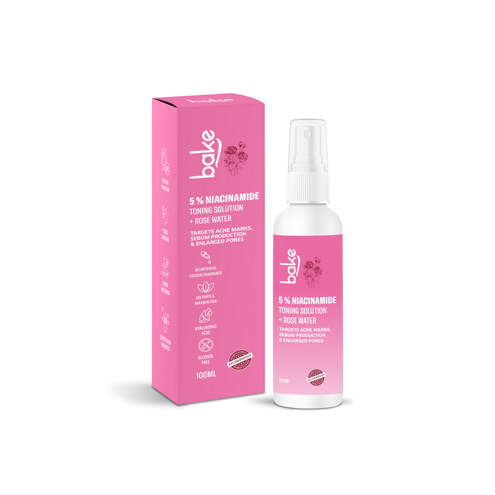 5% Niacinamide + Rose Water Toning Solution