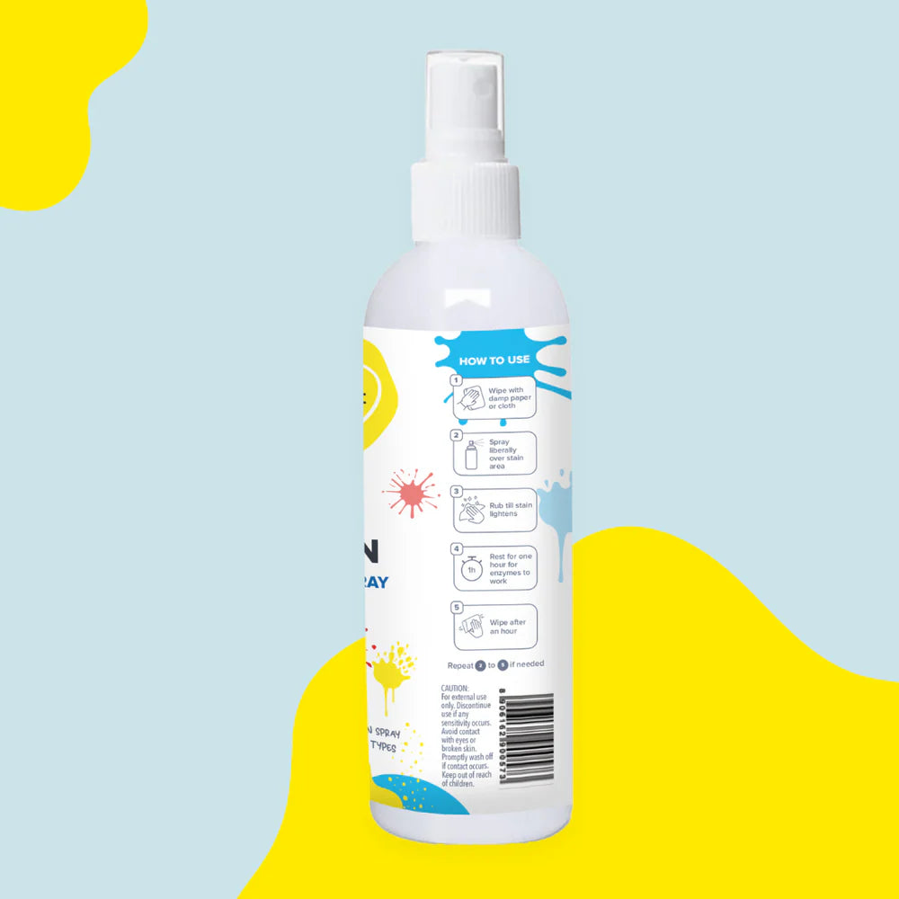 Instant Food Stain Remover Fabric Spray - awenest Bye Bye Food Stain, works on 50+ Food and Blood Stains on-the-go for combos