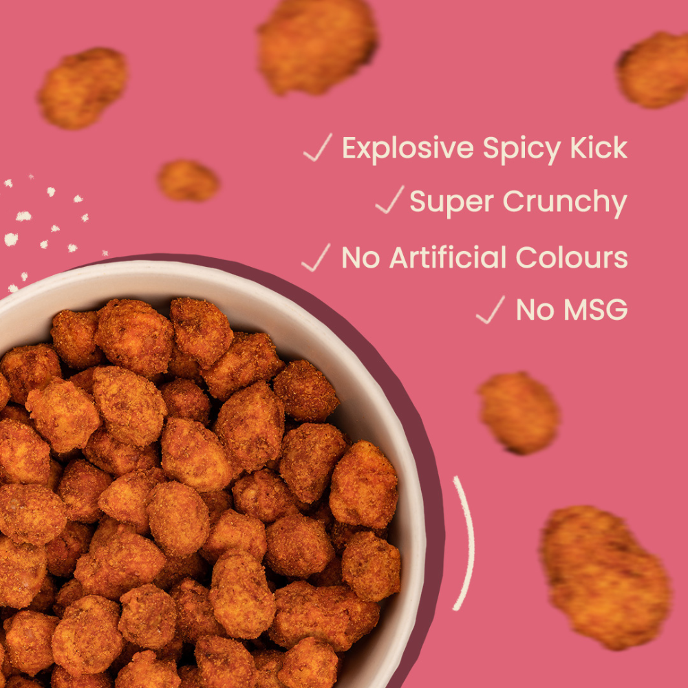 Atom Eats Dynamite Peanuts | (120g Pack X 2) by Atom Eats