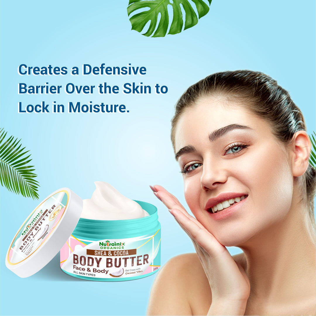 Nutrainix Organics Whipped Skin Salvation Body Butter - 200 gm