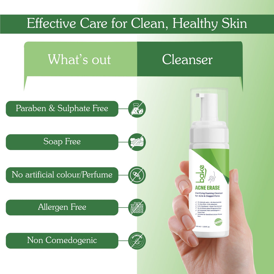 Acne Erase Foaming Face Wash