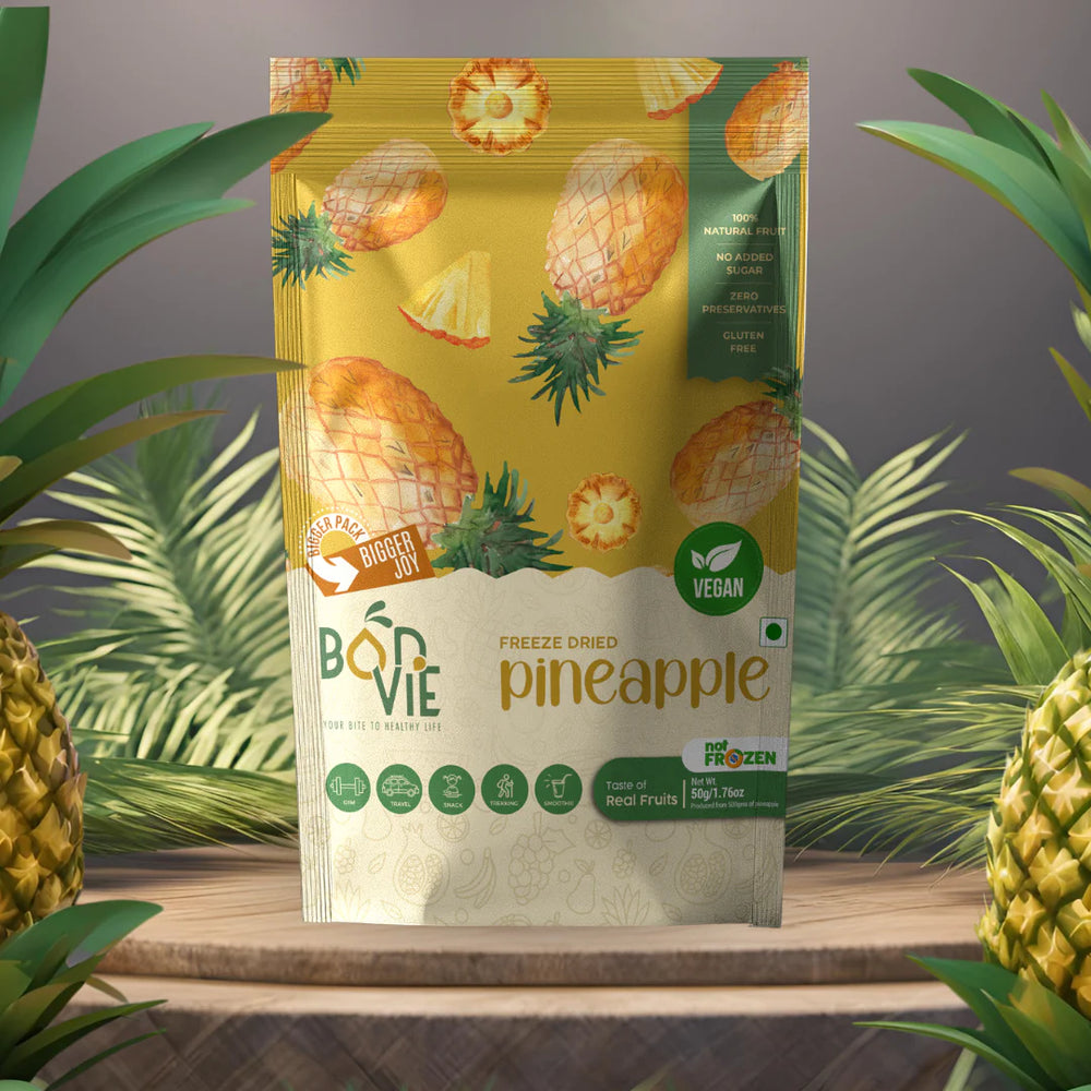 Bonvie Freeze Dried Pineapple - 50 grams