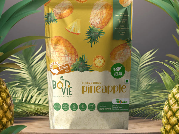 Bonvie Freeze Dried Pineapple - 50 grams