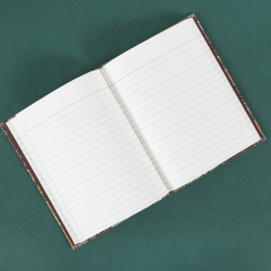 Brown Story Hardbound Notebook - 1 pc