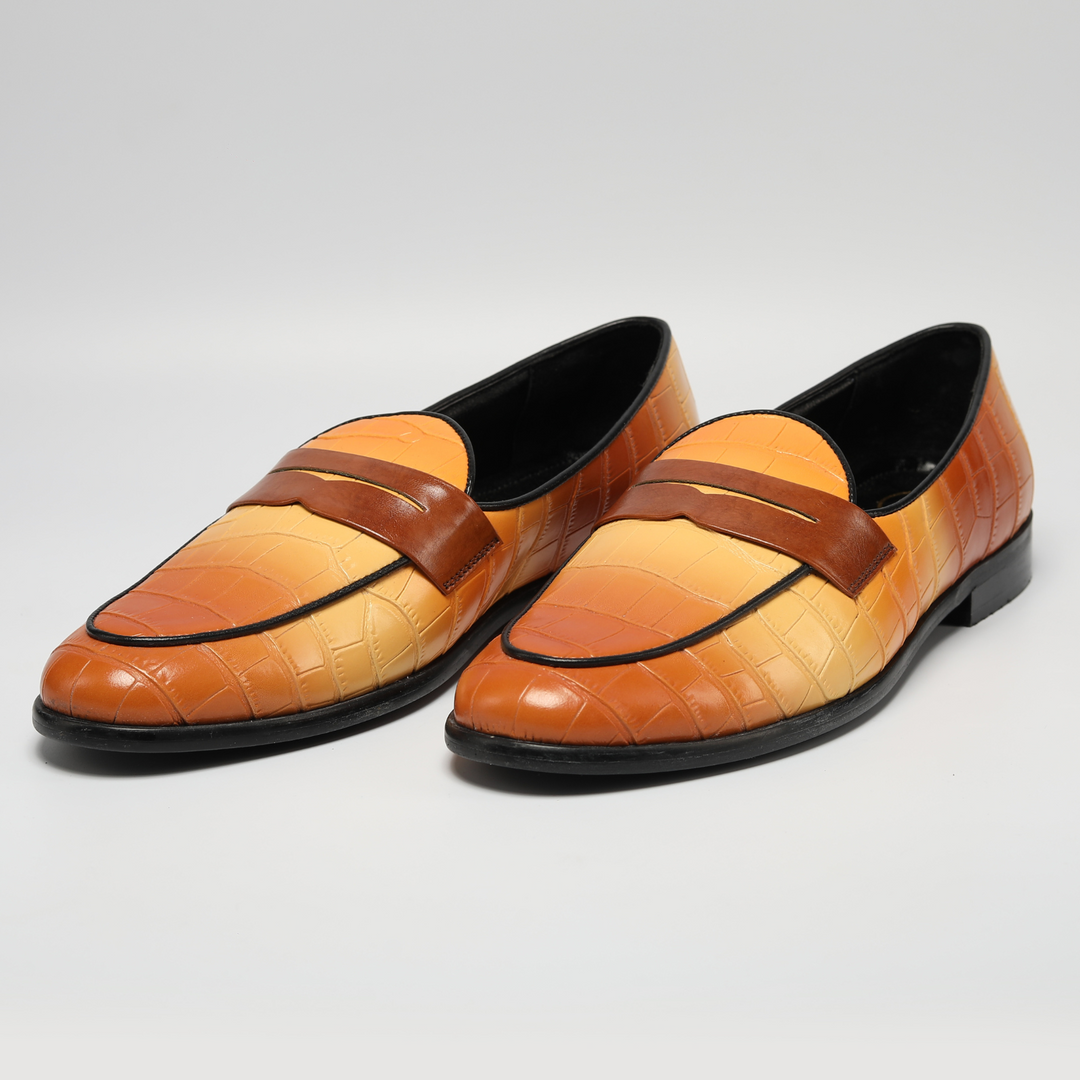 Monkstory Magnificos Faded Slip Ons - Tan/Brown