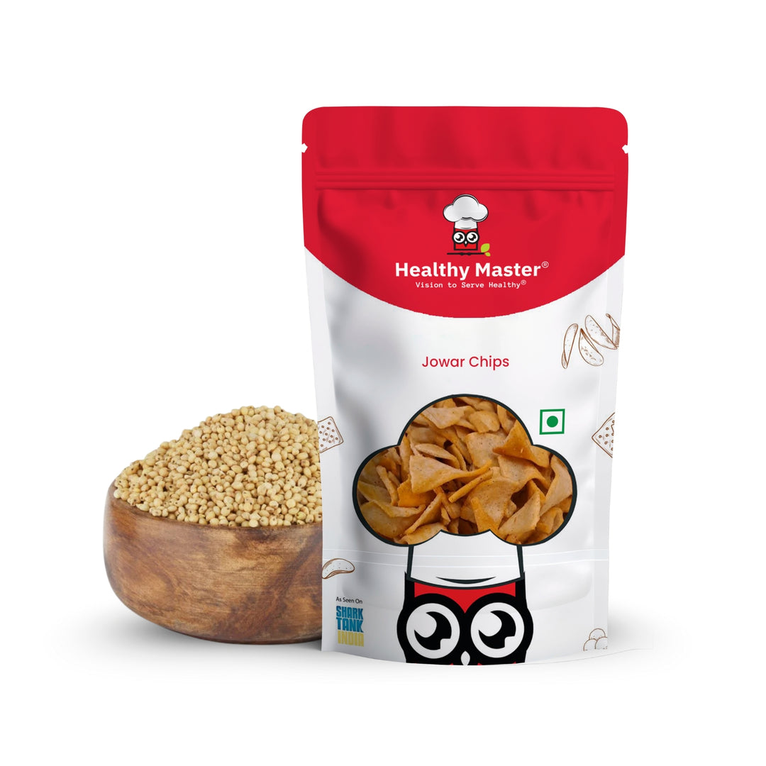 Healthy Master Light & Crispy Jowar Chips | Jain Friendly- 200 g