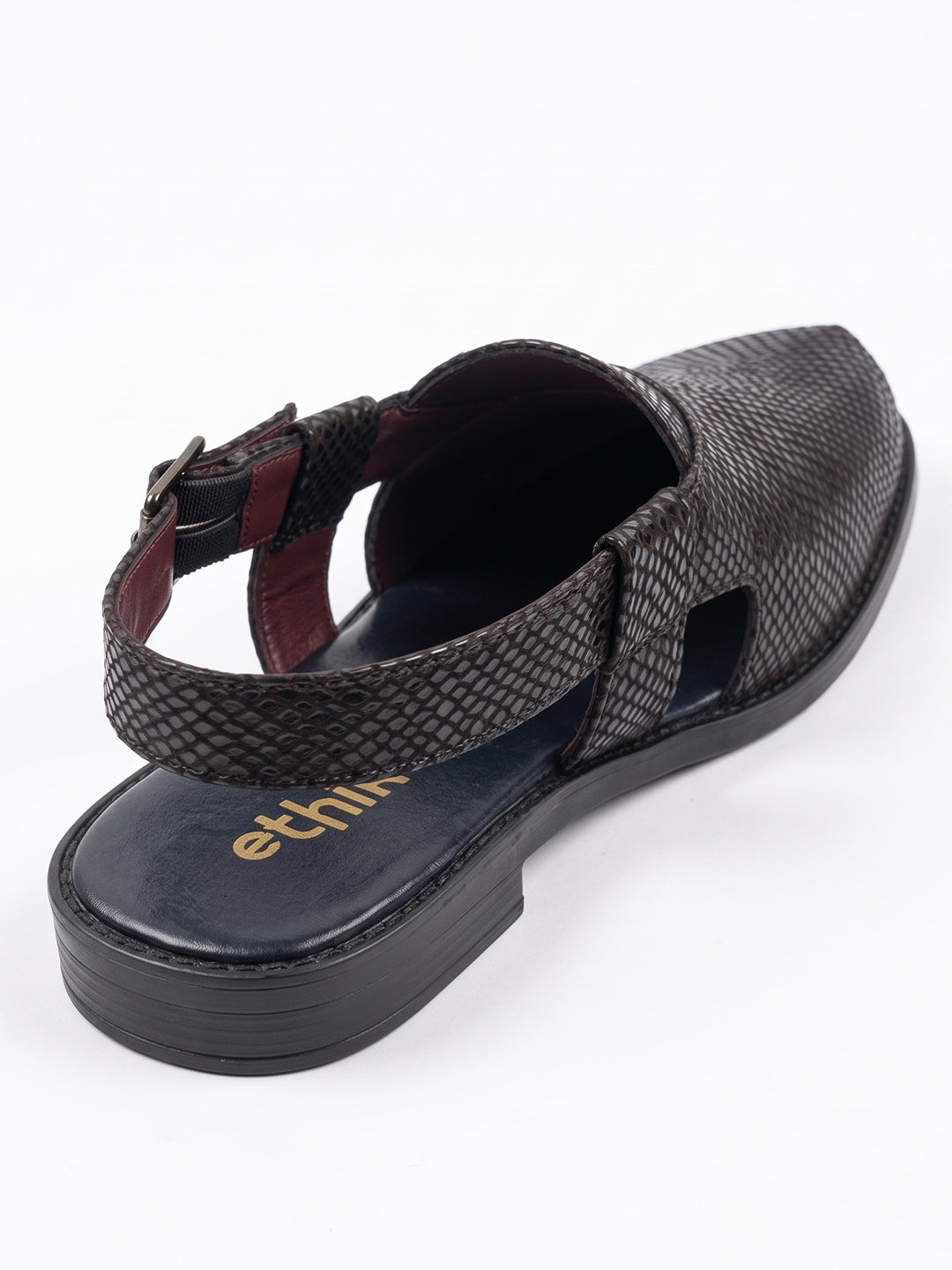 Jashn Dark Brown Peshawari Sandal