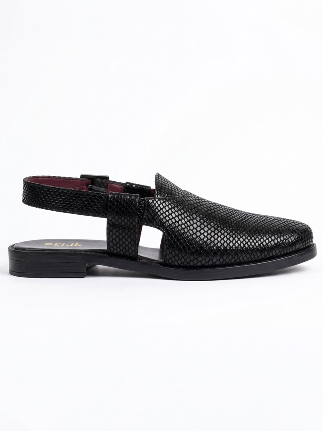 Jashn Black Peshawari Sandal