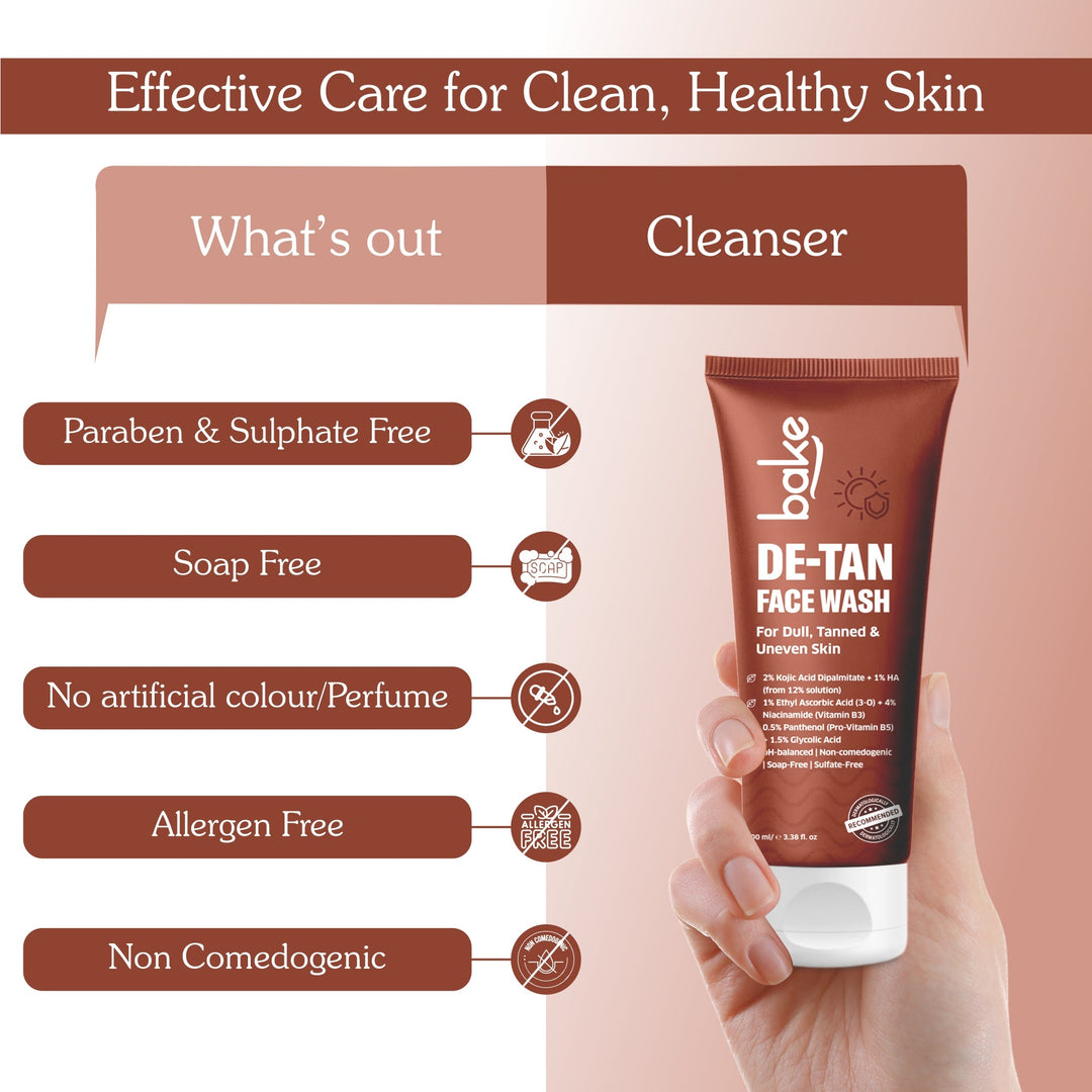 De-Tan Coffee Face Wash with  Kojic Acid