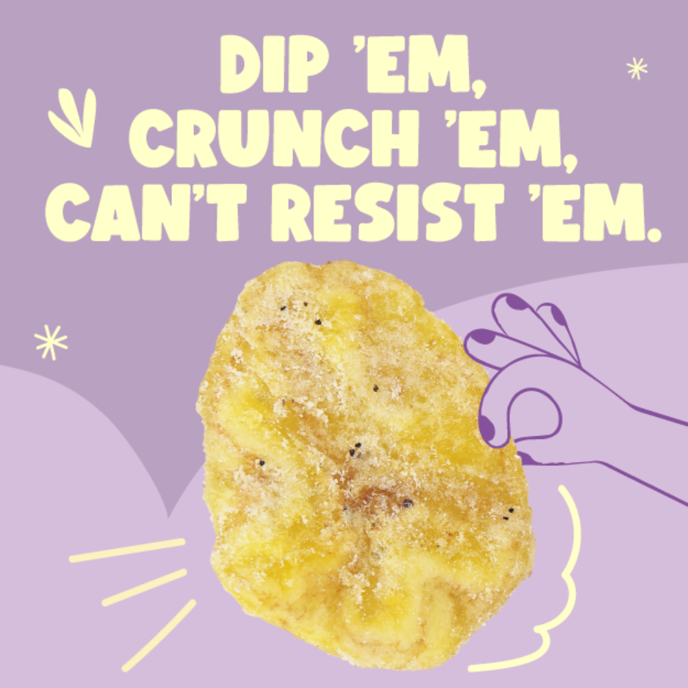 Atom Eats Truffle Banana Chips Party Pack |  400g Pack by Atom Eats