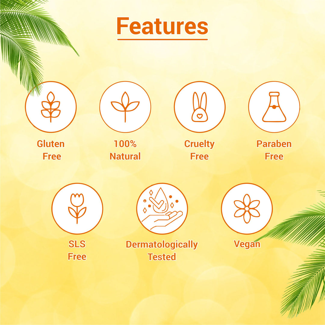 Nutrainix Organics Ubtan Radiance Revival Scrub - Ayurvedic Tan Eraser & Glow Booster for Face + Body - 200 gm